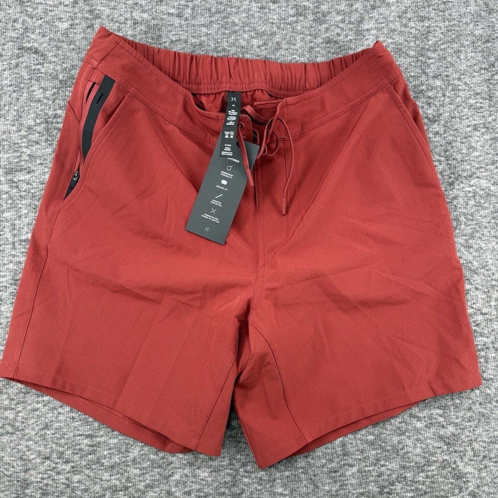 Ten Thousand Foundation Short Mens Medium 7in Brick Red Athletic New TTSH003